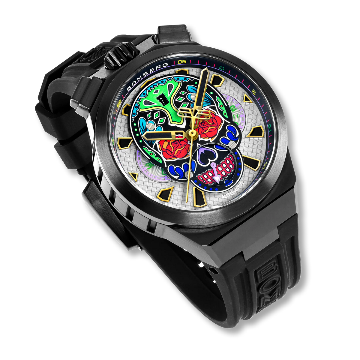 CHRONO SKULL THROWBACK EDITION - COLORIDO BLACK