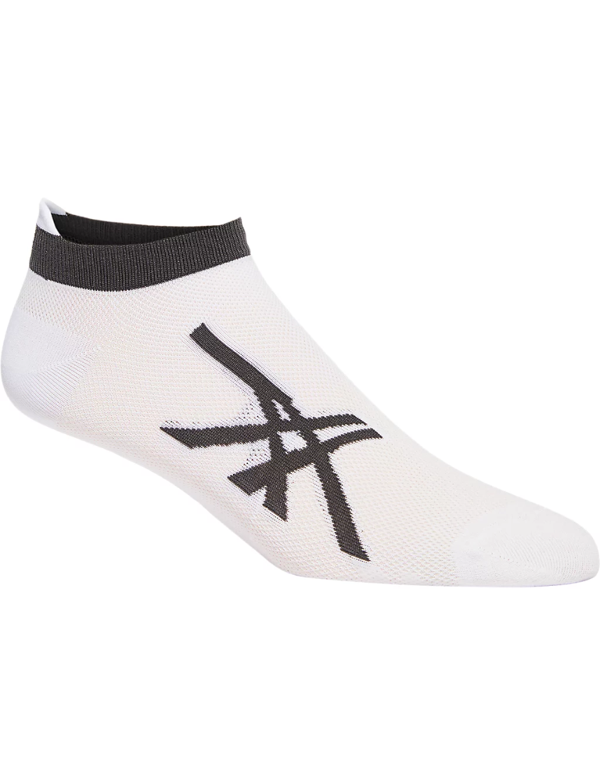 Light Mesh Ankle Socks : White / Grey