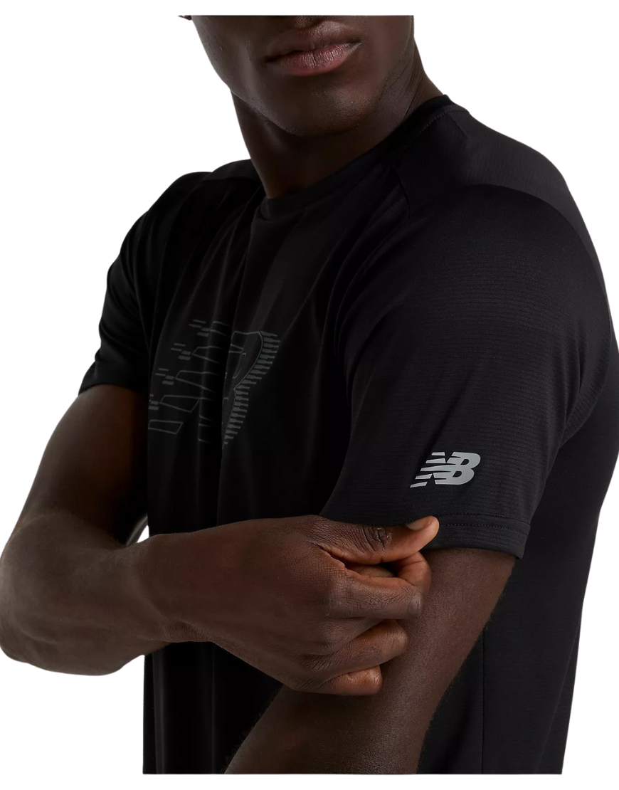 Essentials Printed T-Shirt Men's :Black