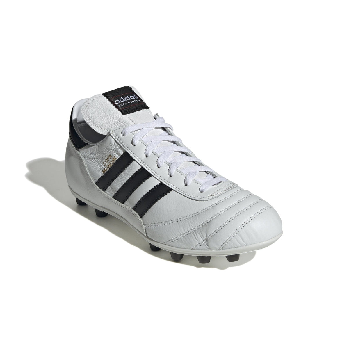 adidas Copa Mundial FG Firm Ground Soccer Cleats - White/Black/Gold