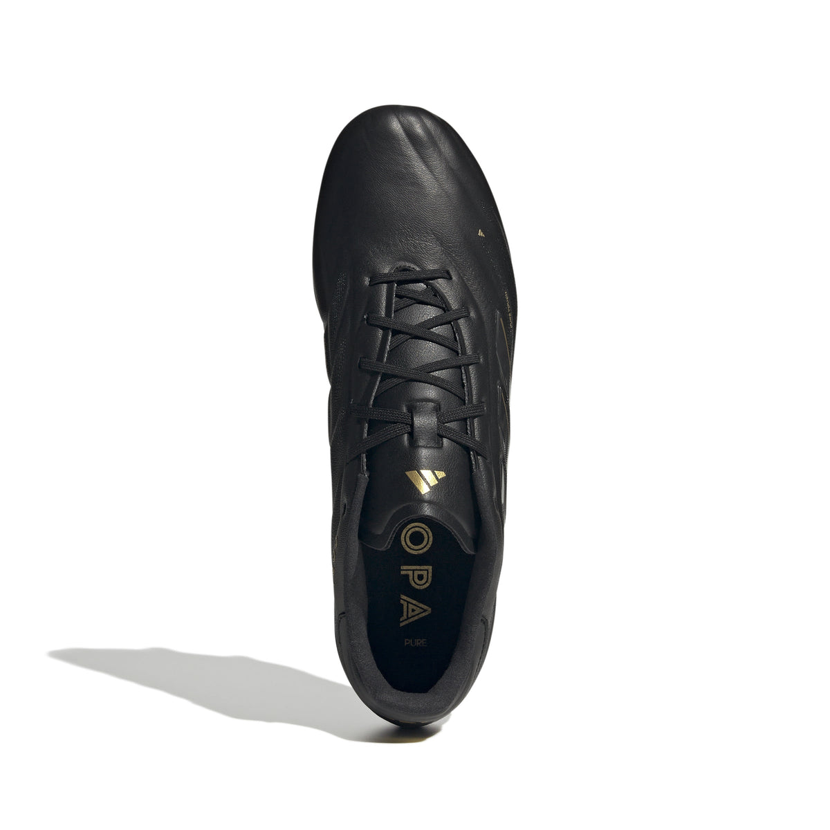 adidas Copa Pure 2 Elite FG Firm Ground Soccer Cleats - Black/Carbon/Gold Metallic