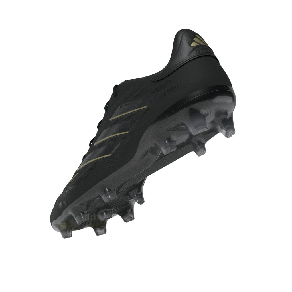 adidas Copa Pure 2 Elite FG Firm Ground Soccer Cleats - Black/Carbon/Gold Metallic