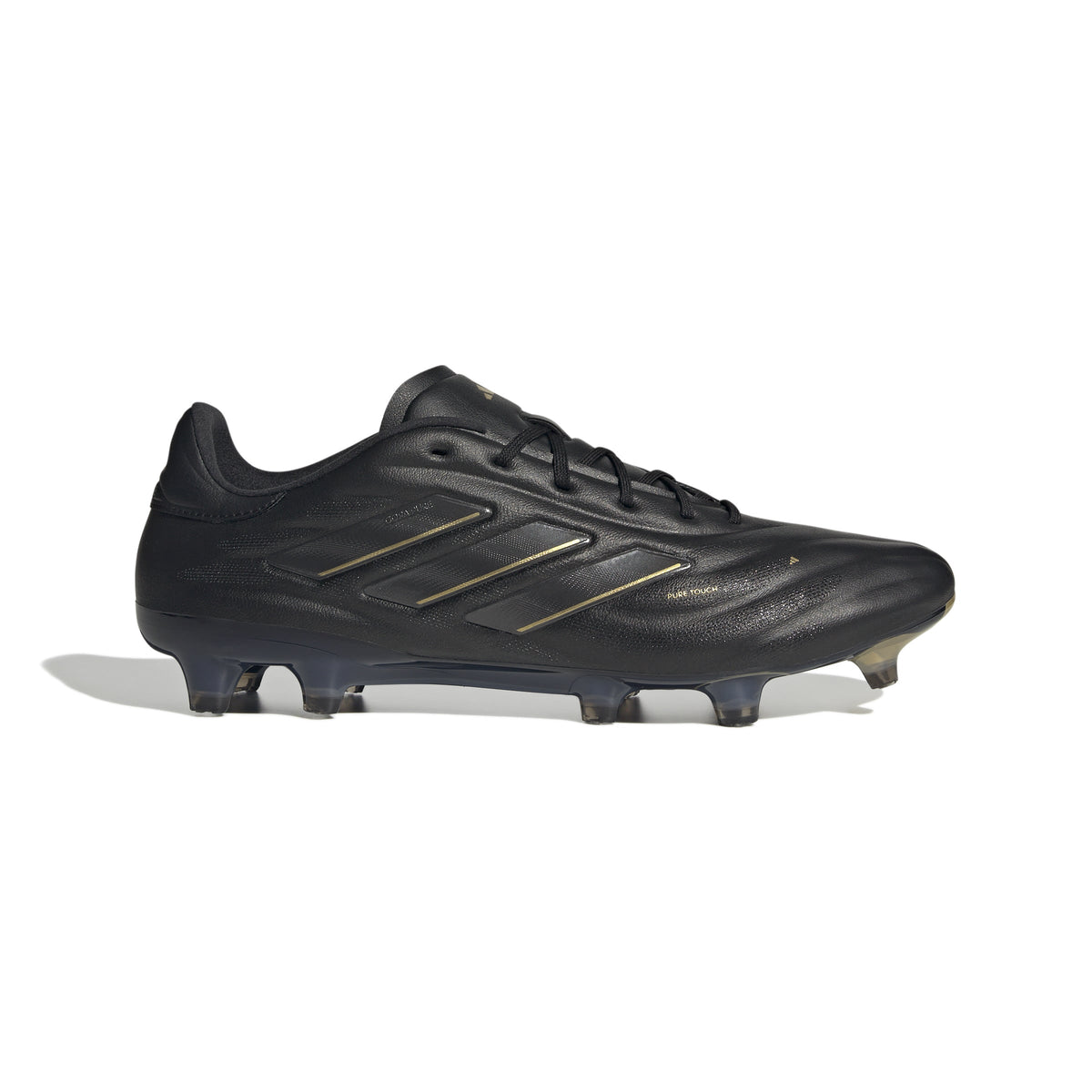 adidas Copa Pure 2 Elite FG Firm Ground Soccer Cleats - Black/Carbon/Gold Metallic