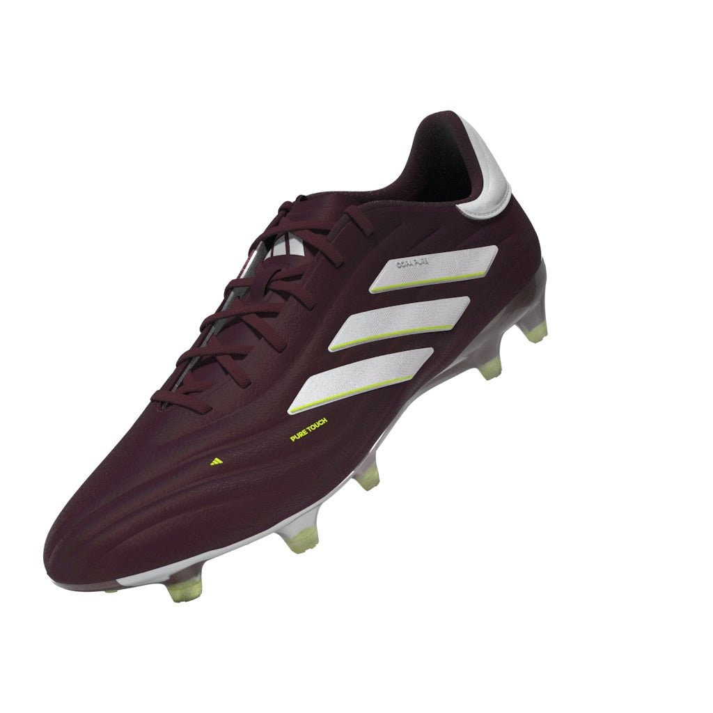 adidas Copa Pure 2 Elite FG Firm Ground Soccer Cleats - Shadow Red/White/Solar Yellow