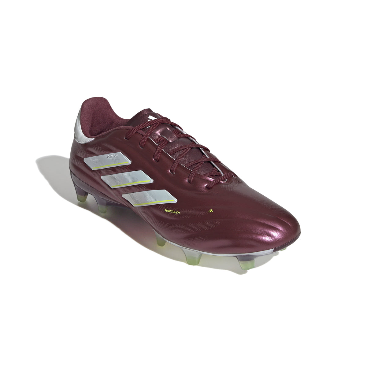 adidas Copa Pure 2 Elite FG Firm Ground Soccer Cleats - Shadow Red/White/Solar Yellow