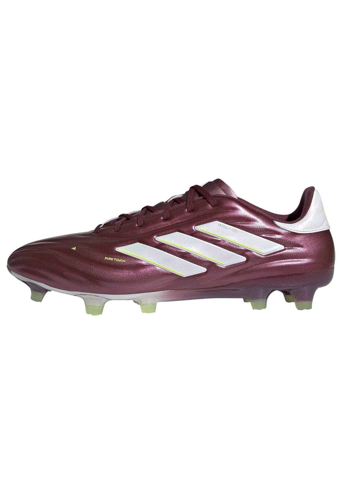 adidas Copa Pure 2 Elite FG Firm Ground Soccer Cleats - Shadow Red/White/Solar Yellow