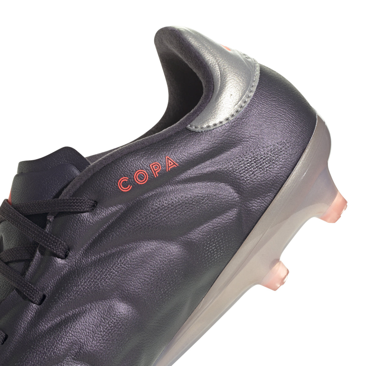 adidas Copa Pure 2 Elite Firm Ground Soccer Cleats - Black/Platin Metallic/Turbo
