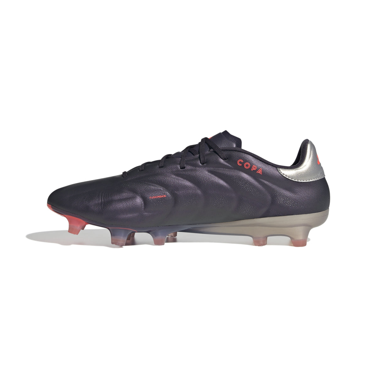 adidas Copa Pure 2 Elite Firm Ground Soccer Cleats - Black/Platin Metallic/Turbo