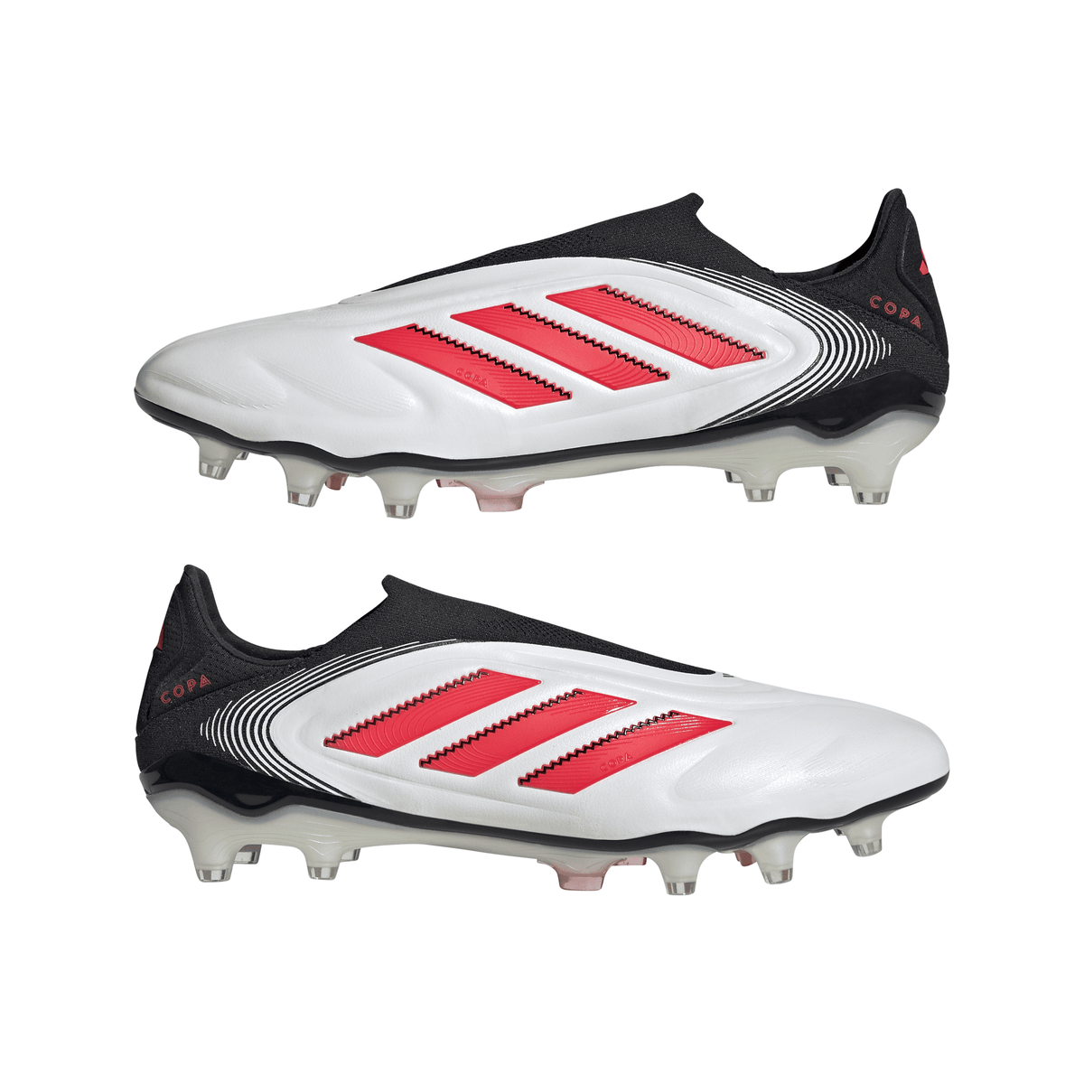 adidas Copa Pure 3 Elite Laceless FG Men´s Soccer Cleats - White/Red/Black