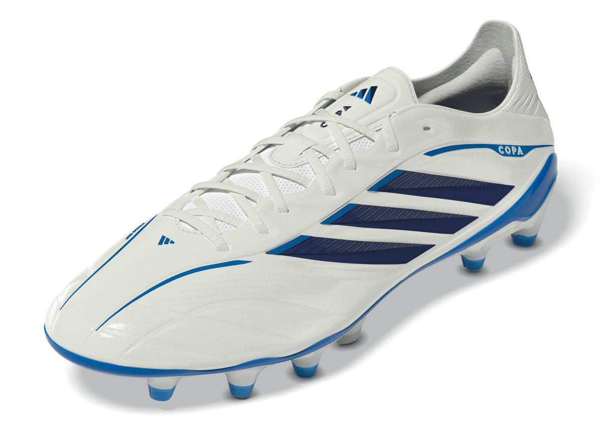 adidas Copa Pure IV Elite Firm Ground Men's Soccer Cleats - White/Blue