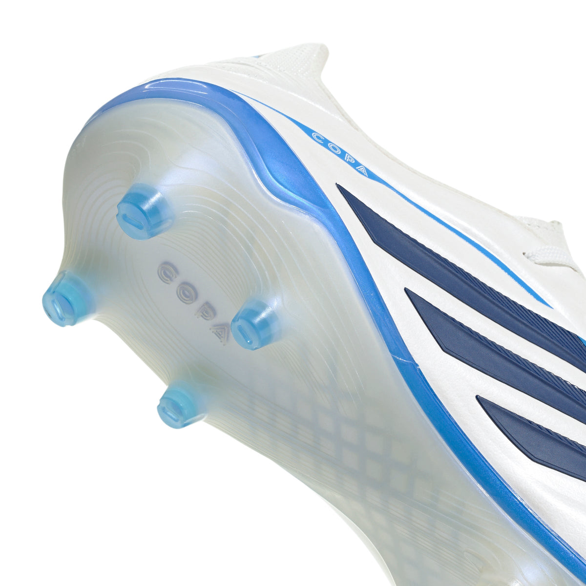 adidas Copa Pure IV Elite Firm Ground Men's Soccer Cleats - White/Blue