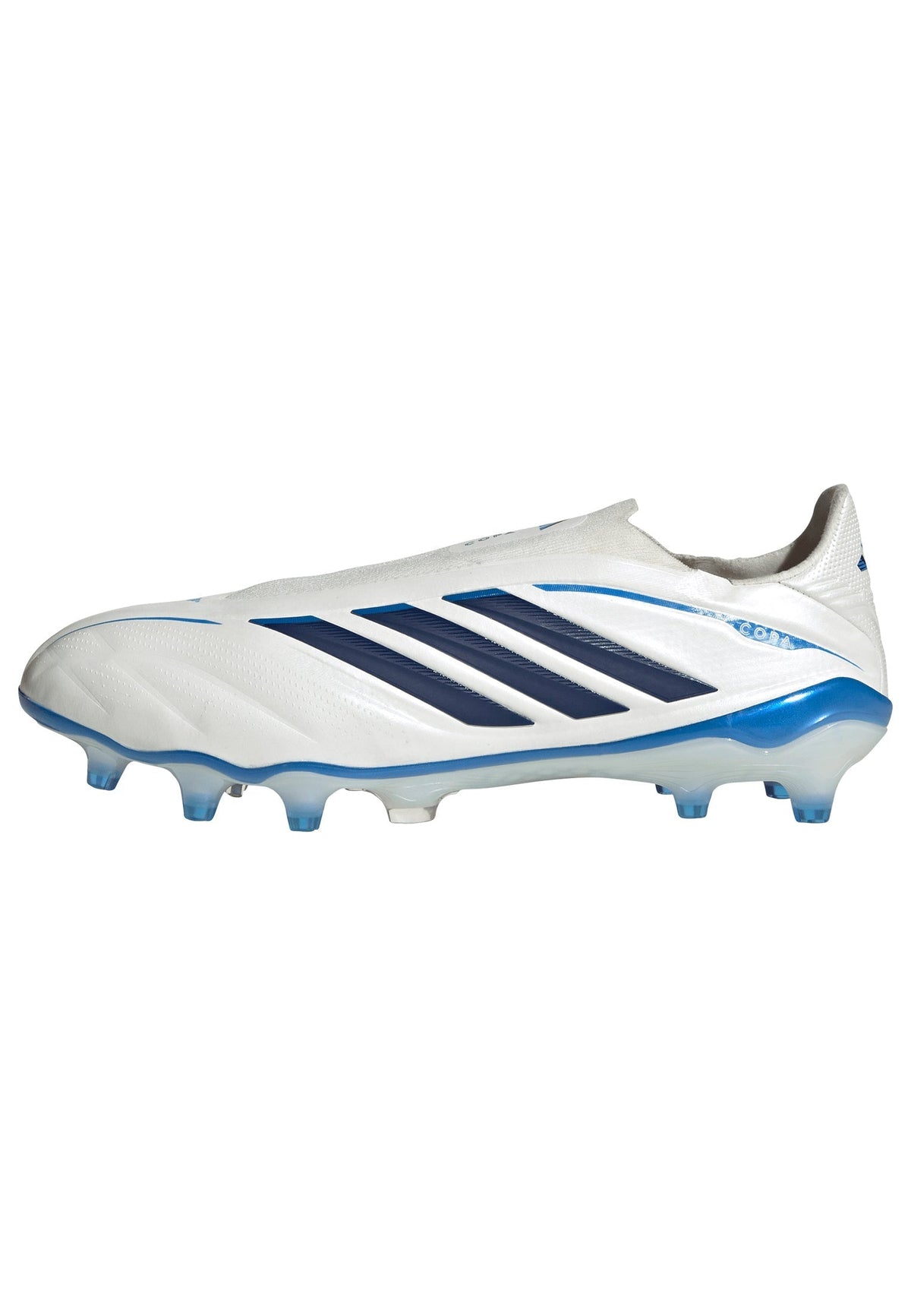 adidas Copa Pure IV Elite Laceless Firm Ground Men's Soccer Cleats - White/Blue