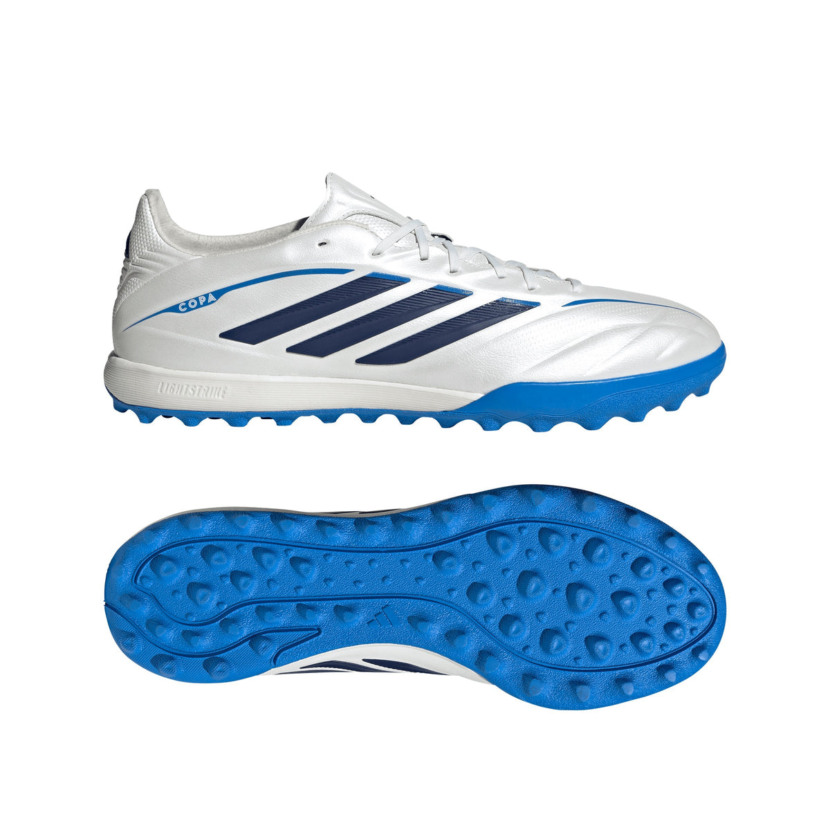 adidas Copa Pure IV Pro Turf Men's Soccer Cleats - White/Blue