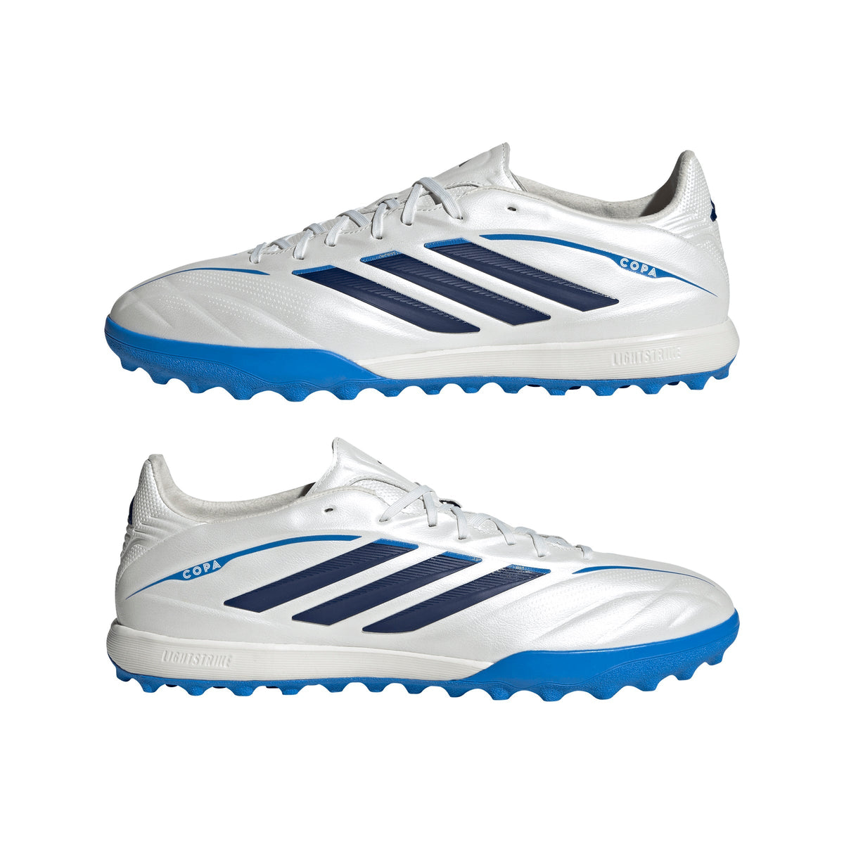 adidas Copa Pure IV Pro Turf Men's Soccer Cleats - White/Blue