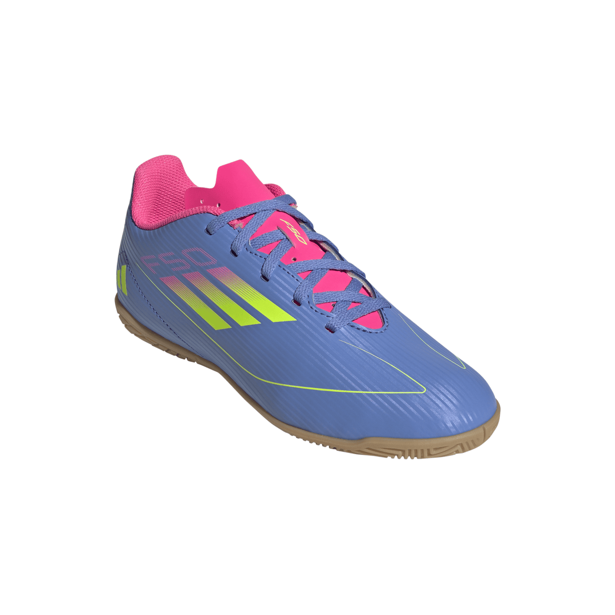 adidas F50 Club Indoor Boots Junior Blue/Lemon