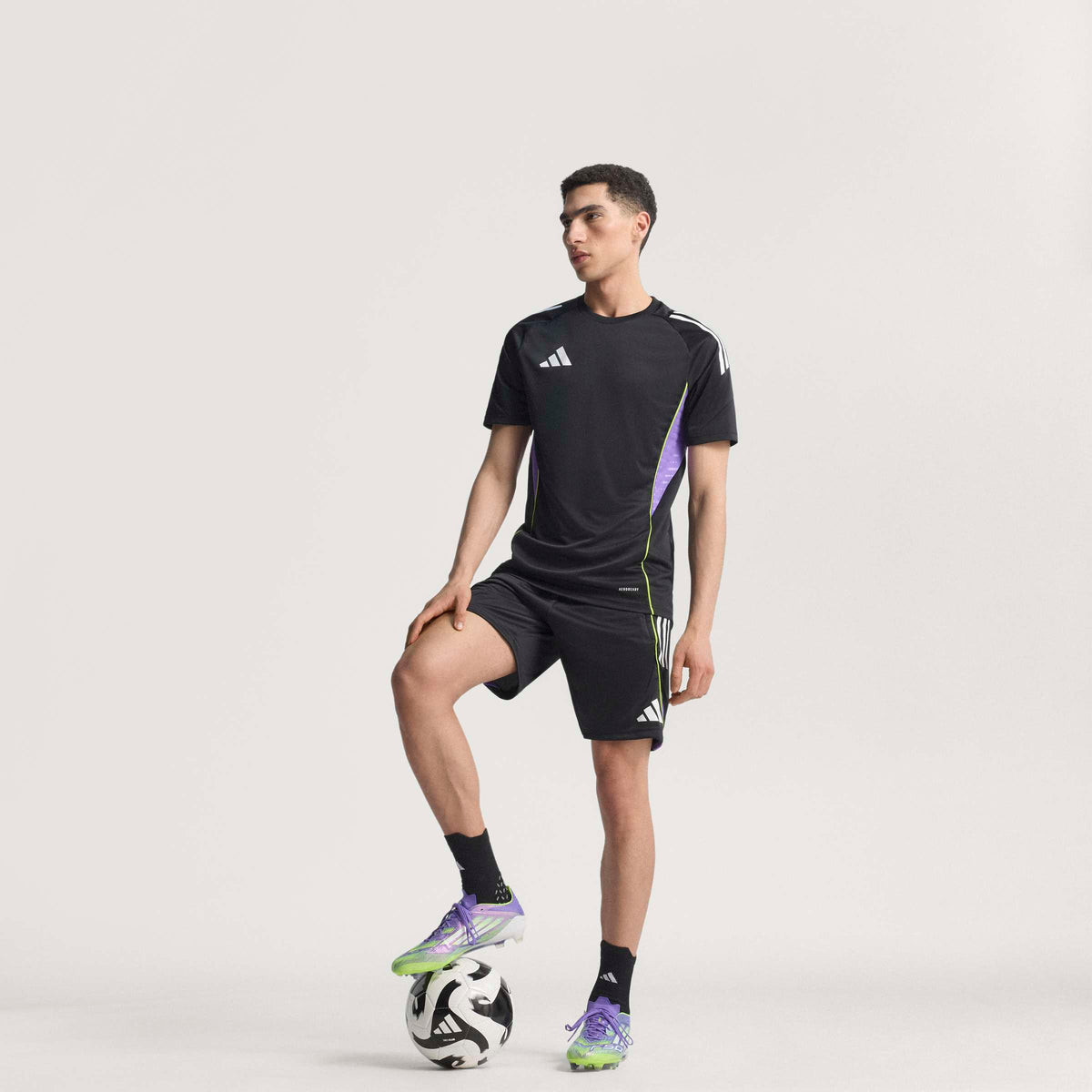 adidas F50 Elite Firm Ground Soccer Cleats- Purple/White/Lemon