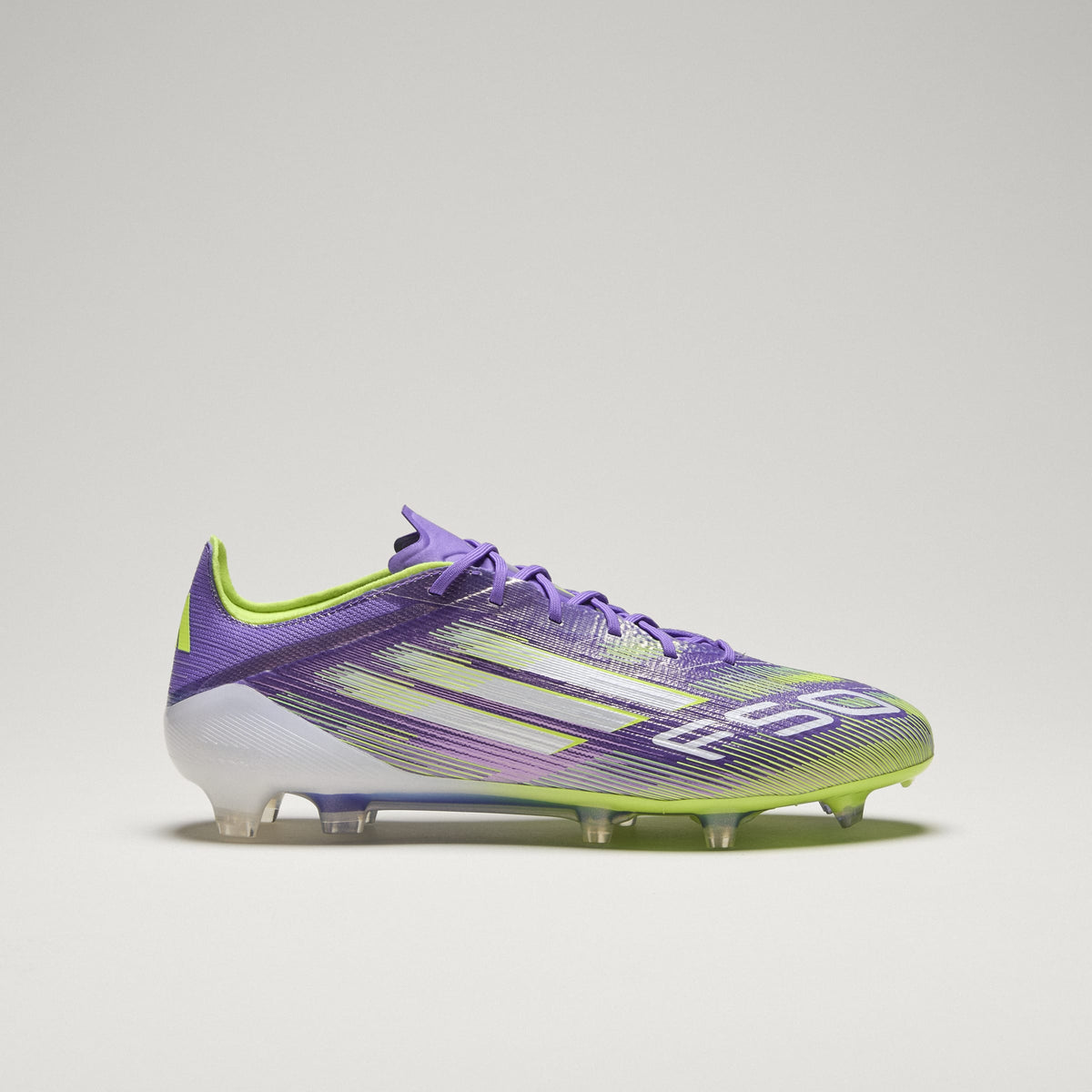 adidas F50 Elite Firm Ground Soccer Cleats- Purple/White/Lemon