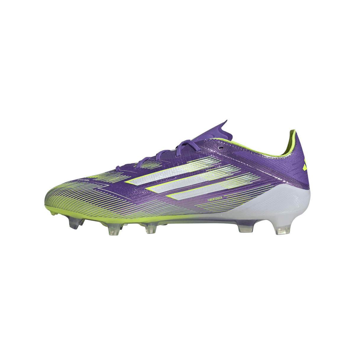 adidas F50 Elite Firm Ground Soccer Cleats- Purple/White/Lemon