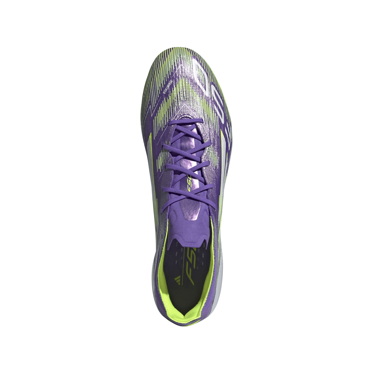 adidas F50 Elite Firm Ground Soccer Cleats- Purple/White/Lemon