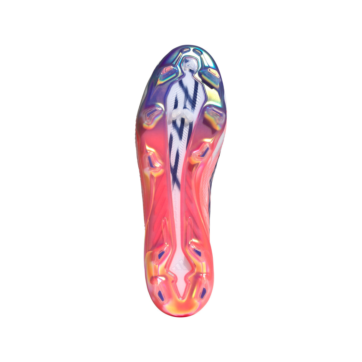 adidas F50 Hyperfast Elite Firm Ground Men's Soccer Cleats - White/Solar Turbo/Purple
