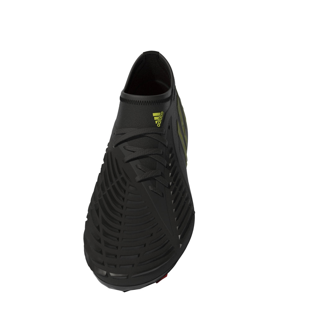 adidas Kids Predator Edge 1 FG J Soccer Cleats Black/Yellow