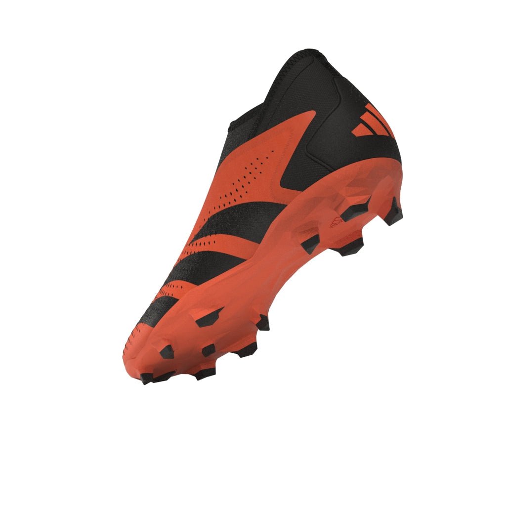 adidas Predator Accuracy.3 Laceless FG Firm Ground Soccer Cleats - Solar Orange/Black/Black