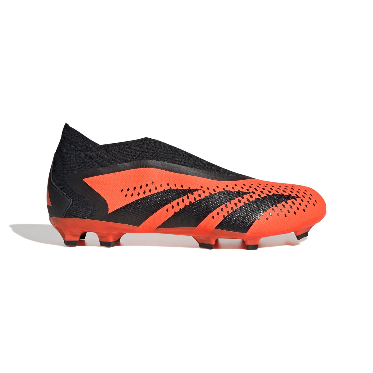 adidas Predator Accuracy.3 Laceless FG Firm Ground Soccer Cleats - Solar Orange/Black/Black