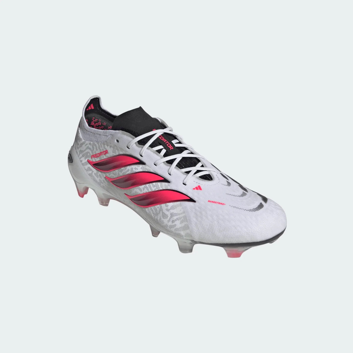adidas Predator Elite Firm Ground Men's Soccer Cleats - White/Solar Turbo/Black
