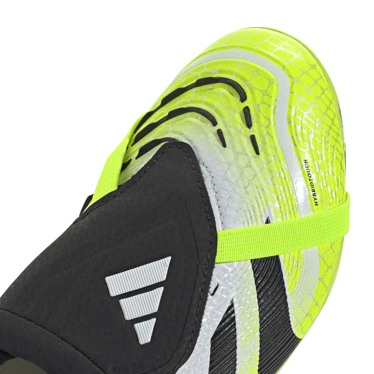adidas Predator Elite Fold-Over Tongue Youth Firm Ground Soccer Cleats -White/Black