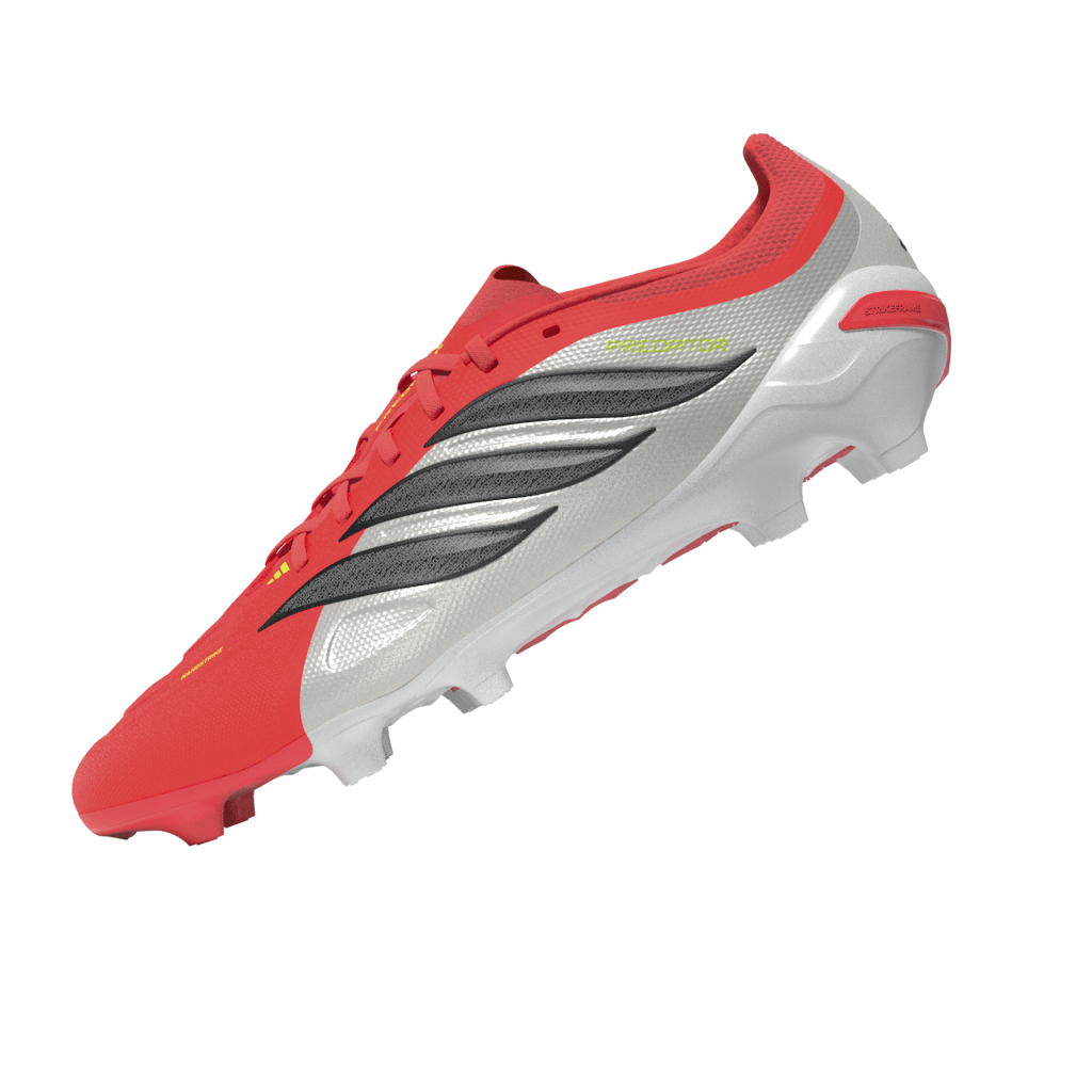 adidas Predator League FG Firm Ground Men's Soccer Cleats - Red/Black/White