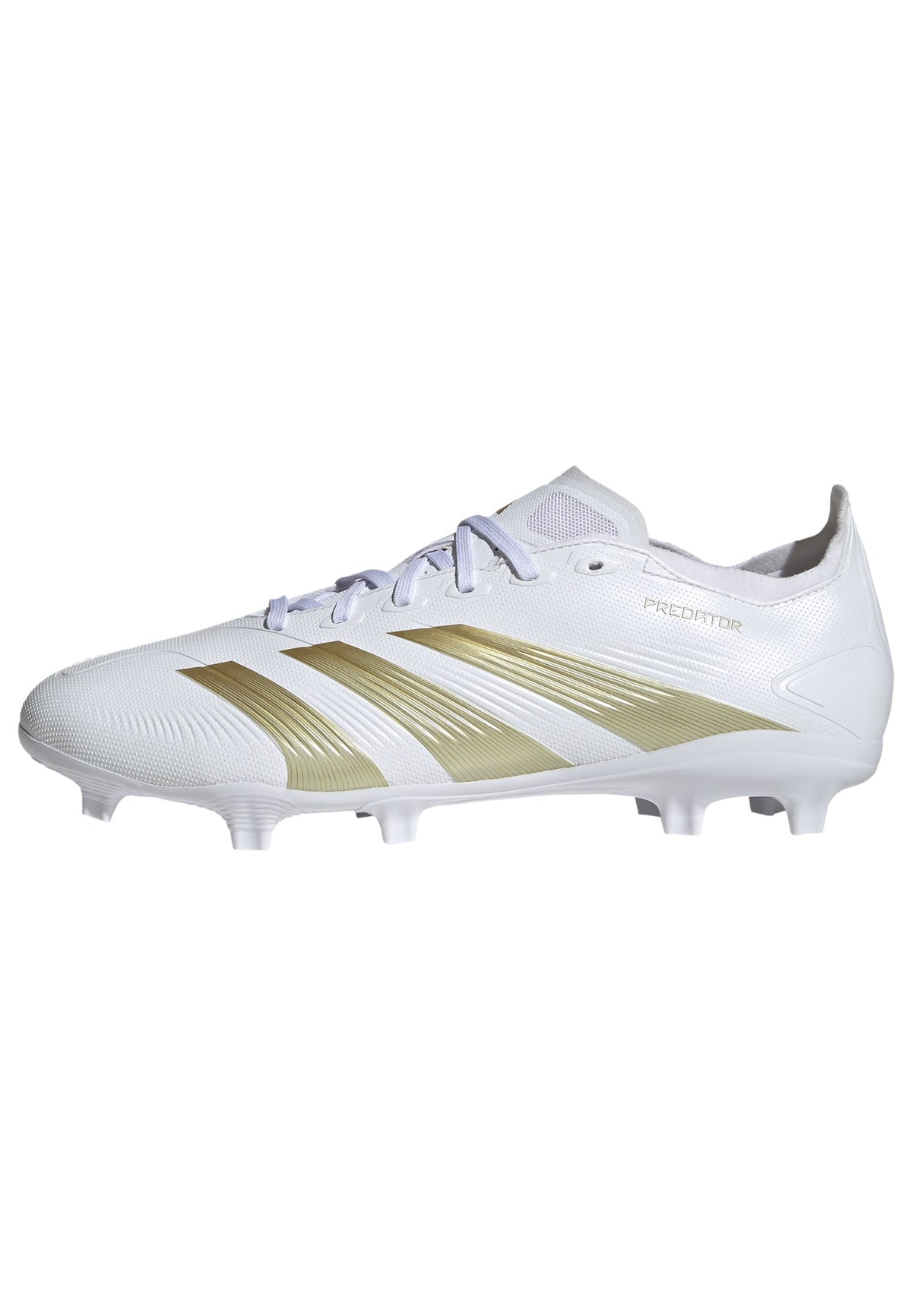 adidas Predator League FG Firm Ground Soccer Cleats - White/Gold