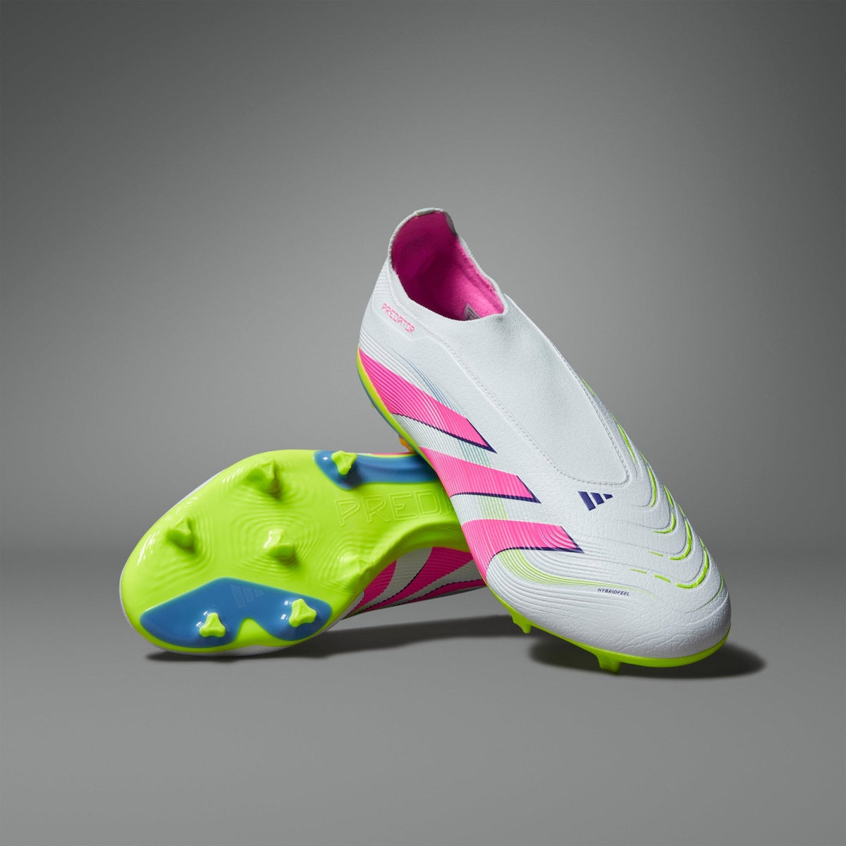 adidas Predator League Laceless Firm/Multi-Ground Boots White/Pink