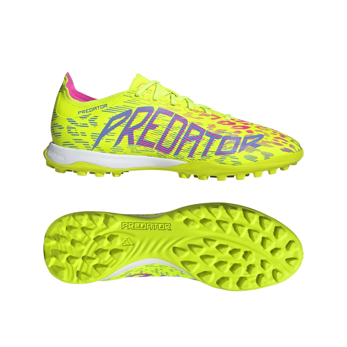 adidas Predator League Turf Boots Lemon/Blue