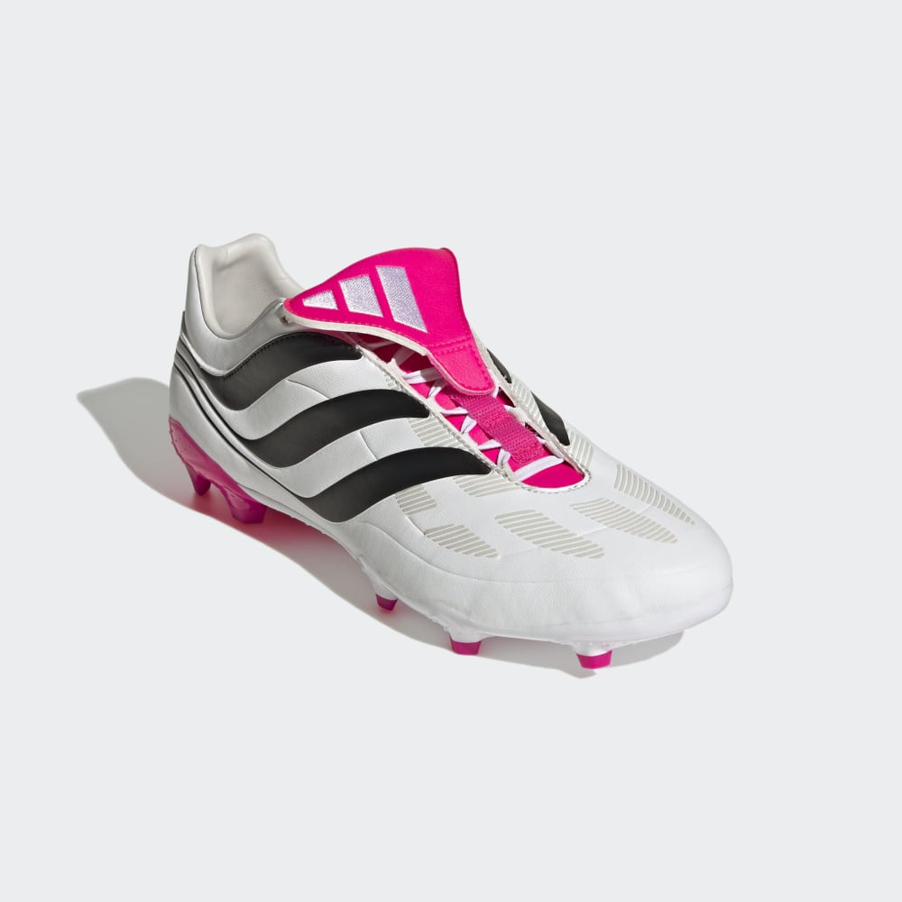 adidas Predator Precision.3 FG Firm Ground Soccer Cleats - White/Black