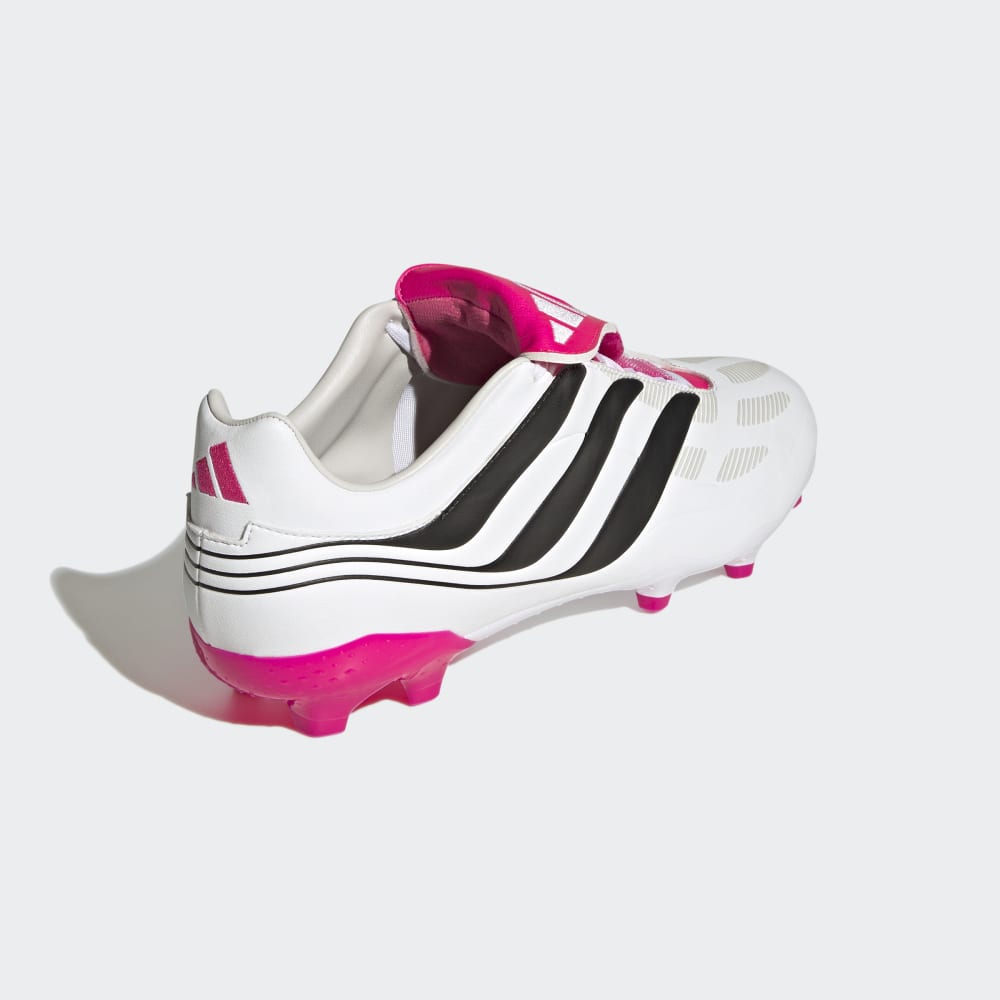 adidas Predator Precision.3 FG Firm Ground Soccer Cleats - White/Black