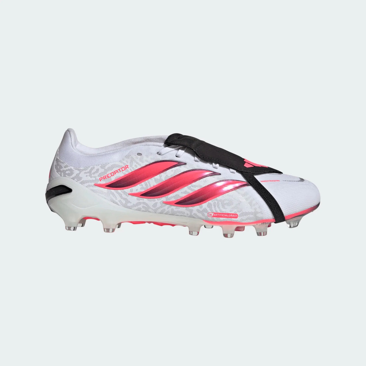 adidas Predator Pro Fold-Over Tongue Artificial Ground Men's Soccer Cleats - White/Solar Turbo/Black