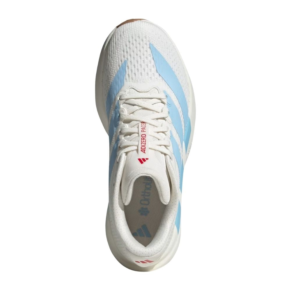 Adizero Pacer Men’s :Core White | Clear Sky