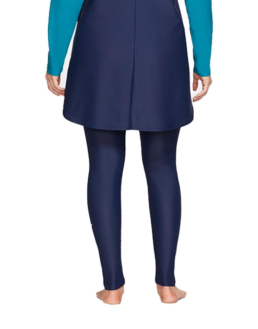 Women's Victory Essential Swim Leggings :Midnight Navy