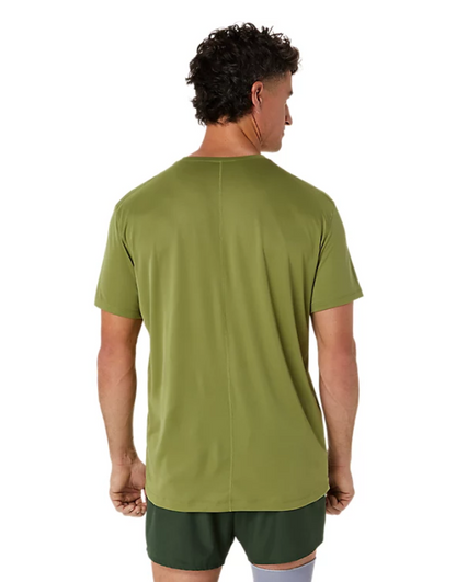 Men's Silver Asics Top :Cactus | Rain Forest