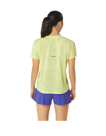Metarun Pattern Short Sleeve Top : Yellow