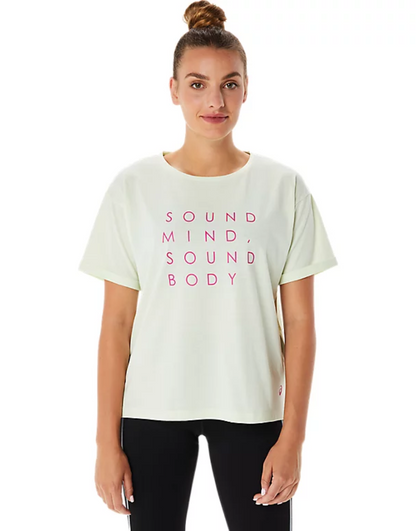 Women's Training Core Relaxed Graphic Tee :White