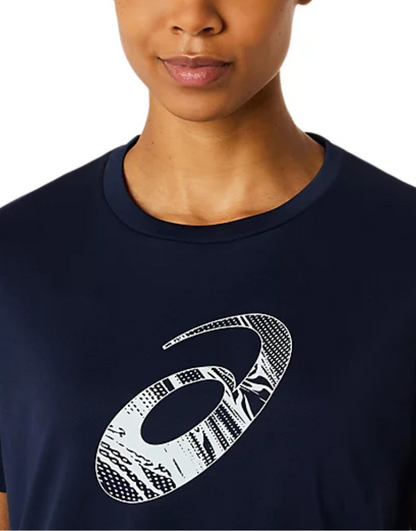 Spiral Graphic Short Sleeve Top (2 Colors)