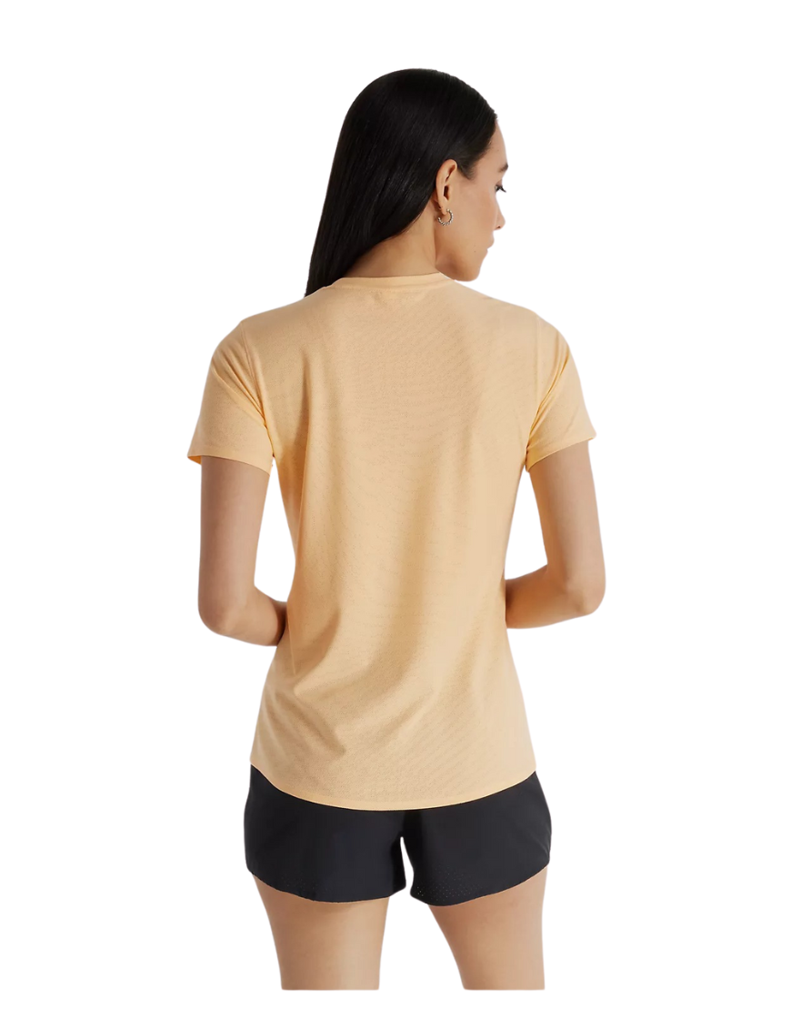 Women's Jacquard Slim Tee :Peach Blossom