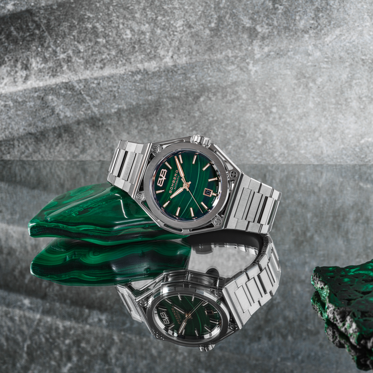 EDGE MALACHITE GOLD