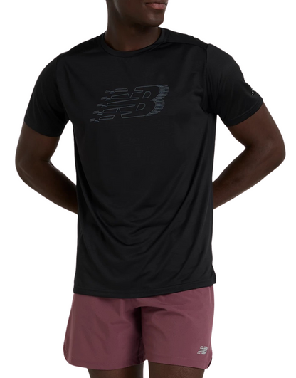 Essentials Printed T-Shirt Men's :Black