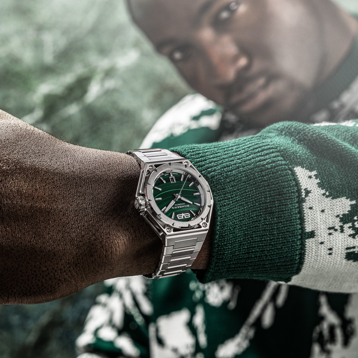 EDGE MALACHITE STEEL