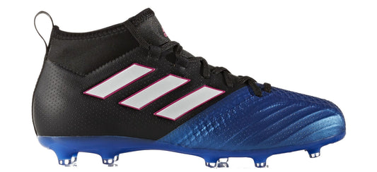 adidas ACE 17.1 FG Youth Firm Ground Soccer Cleats Black/White/Blue