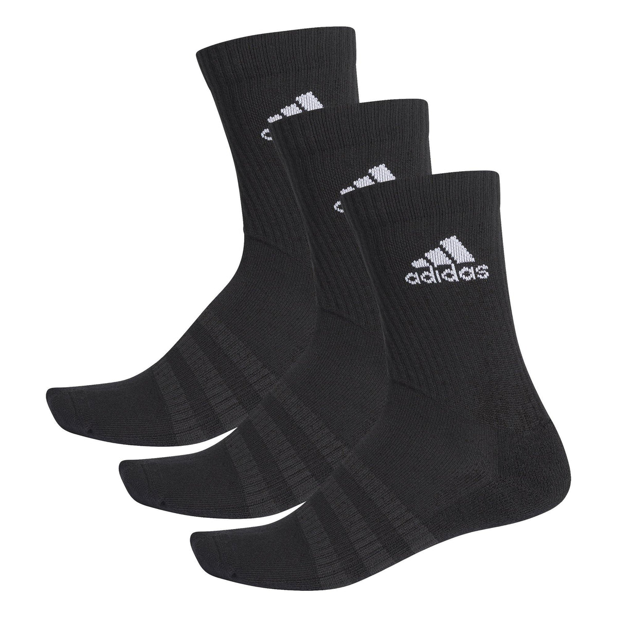 Adidas Adult Cushioned Crew Socks (3 Pack | 2 Colours)