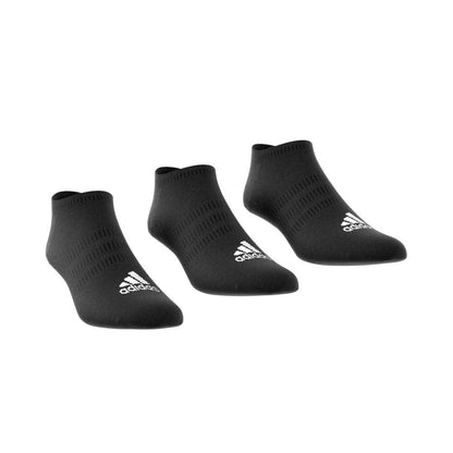 Adidas Thin & Light No Show Socks (3 Pairs)