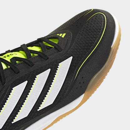 adidas Copa Court Pro IN Indoor Men's Soccer Shoes-Black/White/Lemon